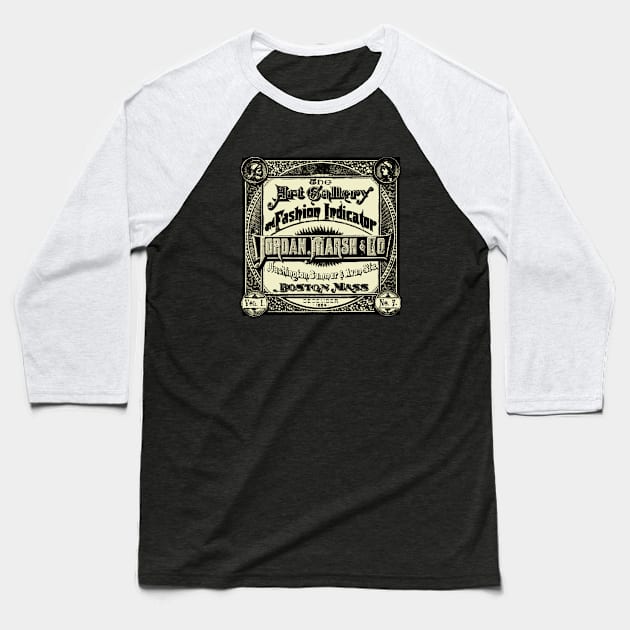 Jordan Marsh & Company Boston Baseball T-Shirt by EphemeraKiosk